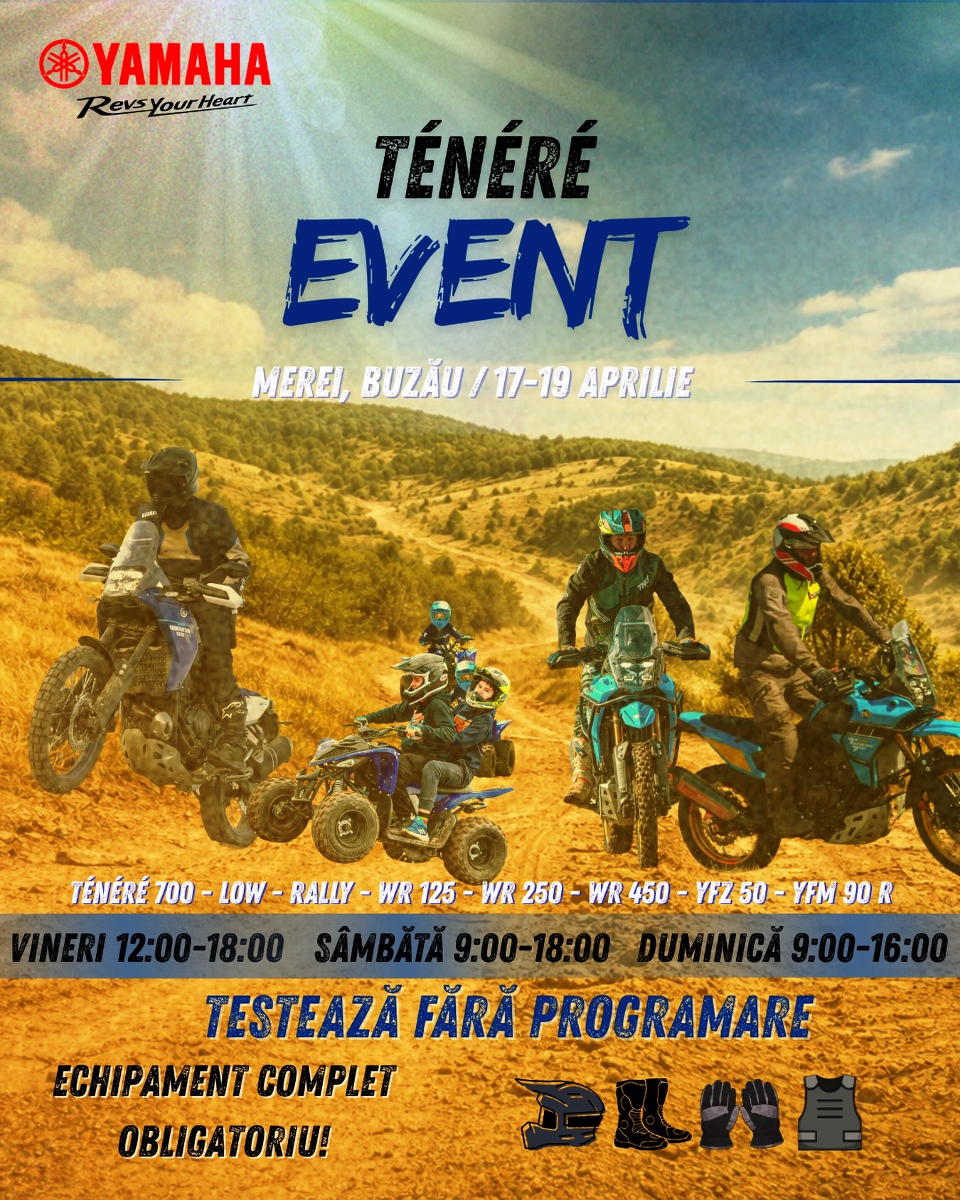 Buzău: 22 de copii la Ténéré Event by Yamaha Romania
